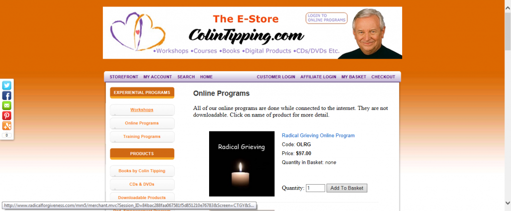 Colin Tipping´s Online Programs